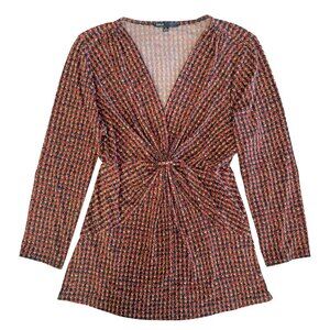 M Chaus Houndstooth Top